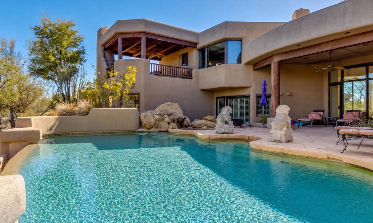 The Boulders House | 40 o/o DISC for SUMMER. Private Oasis w/Pool/Spa+Golf Cart. Family/Pet Friendly