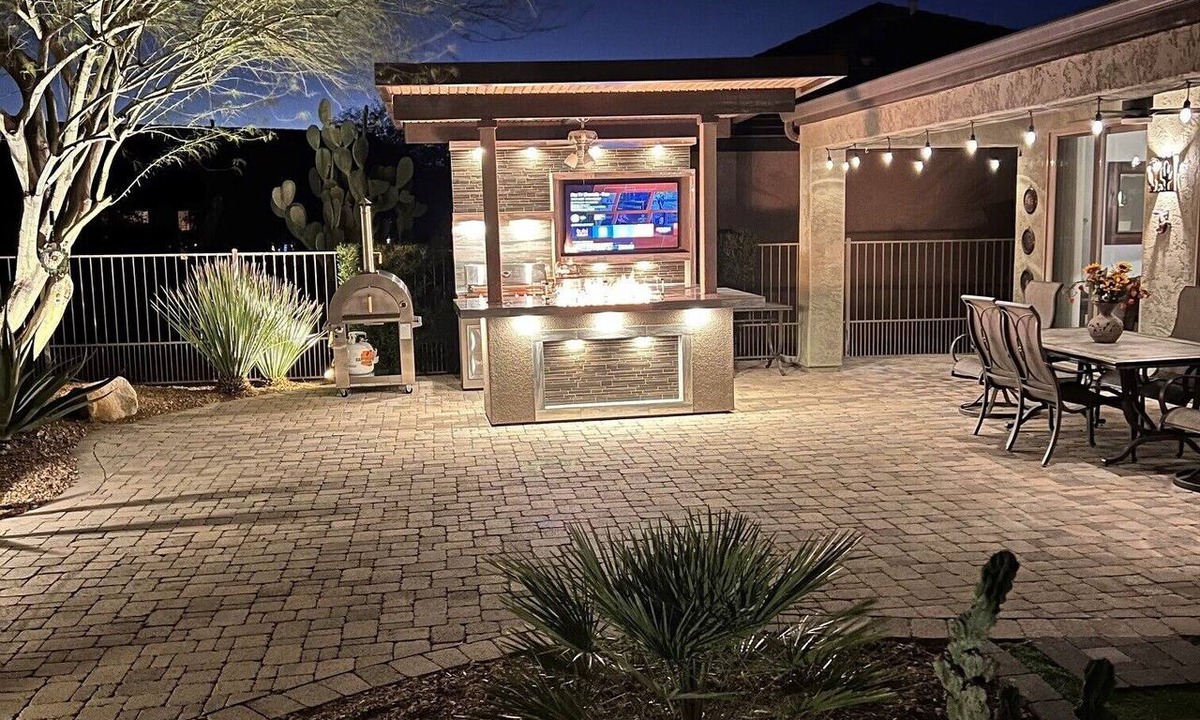 Anthem at Merrill Ranch House | Beautiful home with amazing outdoor kitchen area in 55+ golf community