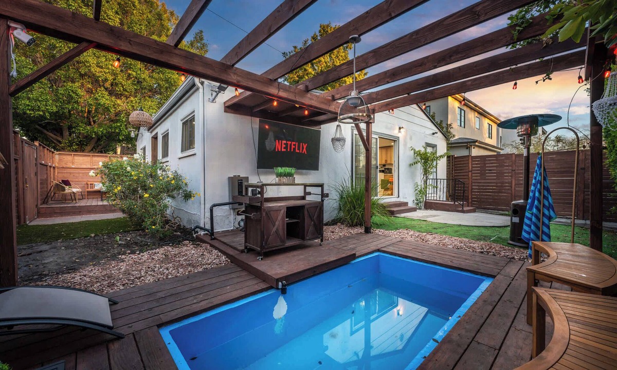 Fairfax District House | Chic 3BR Hollywood Escape w/Pool + Private Patio