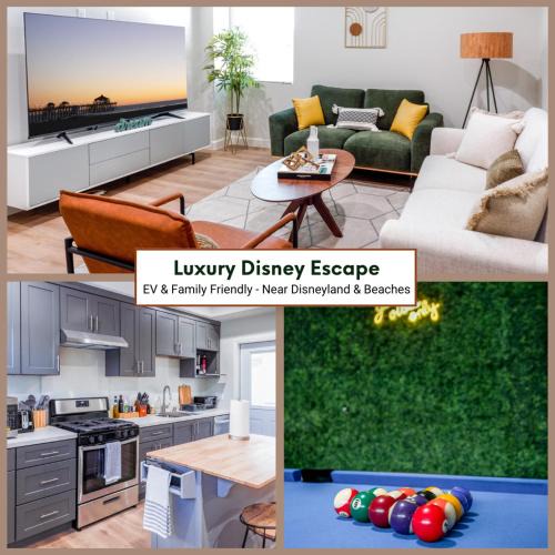 Midway City House | Disneyland Family Retreat I Sleeps 12, Game Room, Pool Table, King Bed & EV Access