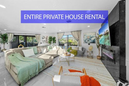 Jamul House | Entire Private House with Mountain View, Jetted Tub, 2500 sqft, King Bed, Garage, 3 Bedrooms 2 Bathrooms, Available Now