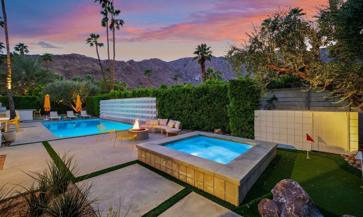 Vista Las Palmas House | Home in Central Palm Springs with Pool, Hot Tub and Firepit!