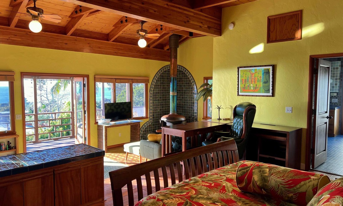 Del Mar Heights Apartment | In Search of Tiki - A huge studio with a smashing ocean view - Private & Cozy!