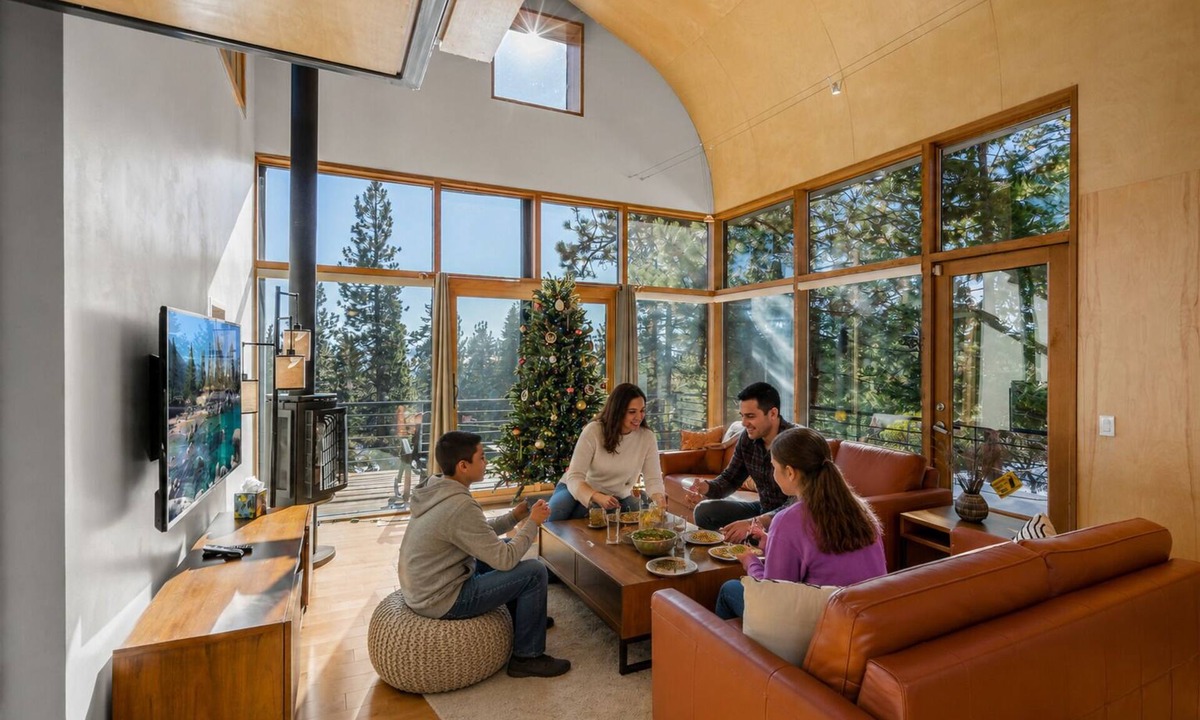 Tahoe Vista House | Modern Tahoe Lodge | King & Queen Suite, Deck, Near Lake Tahoe, Park & Trails