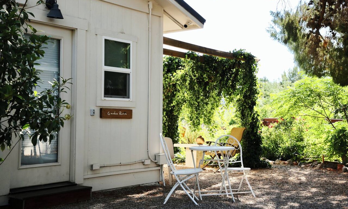 Cornville Apartment | Near Local Wineries amidst 1.3 acres of evolving gardens, its a perfect setting to get away. Pets Welcome.
