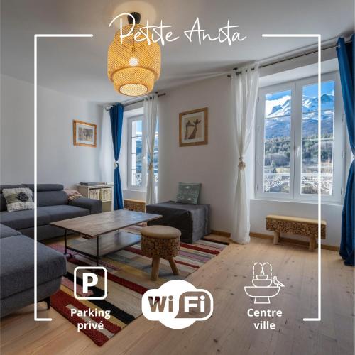 Barcelonnette Apartment | Petite Anita - Centre ville - Parking privé