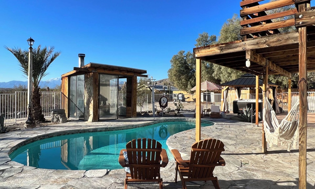 Desert Hot Springs House | Private ranch getaway perfect for stargazing, relaxing pool desert hot bsprings
