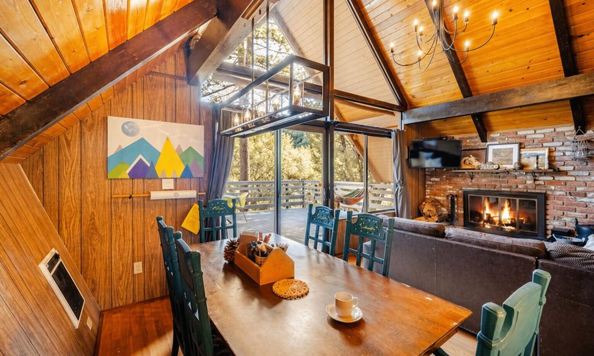 Pine Mountain Club House | Whimsical Dog-Friendly A-frame with Views on Cul-de-Sac