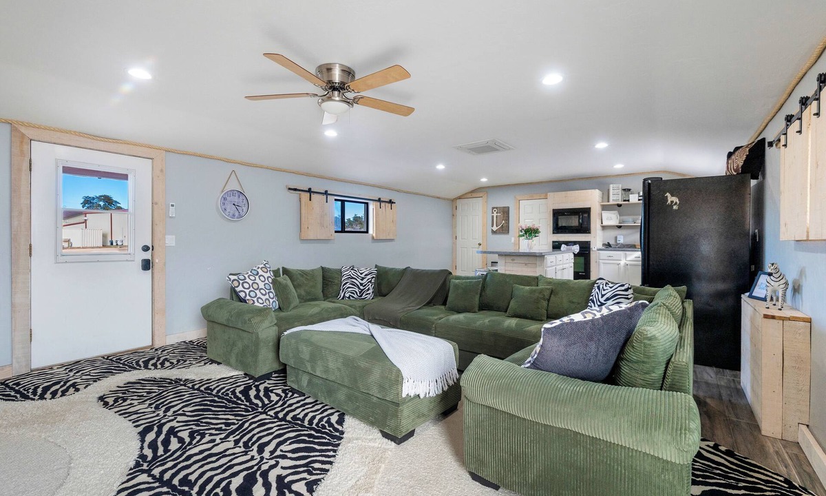 Williamson House | Zebra Ranch Vacation Rental | 1-BR Cottage Amazing Experience, Prescott | Mtn View Trails Rqt Ball