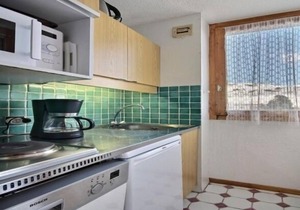 Divisible south studio, balcony with slope view, Belle Plagne