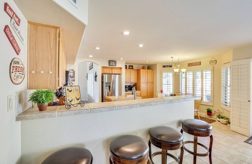 Mountain Vista Ranch House | 1 Mi to Surprise Stadium! Home w/Patio & Hot Tub