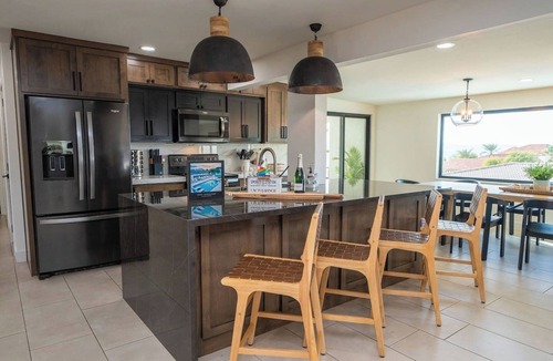 Lake Havasu City House | 8BR/9BA Desert Oasis: Pool, Sand Beach & Game Barn