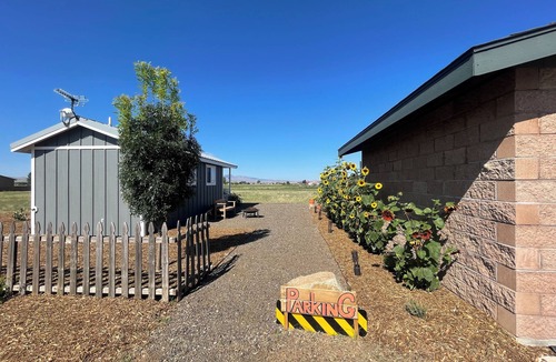 Prescott Valley Cabin | Adorable Tiny house on small farm, fresh eggs and seasonal produce daily .