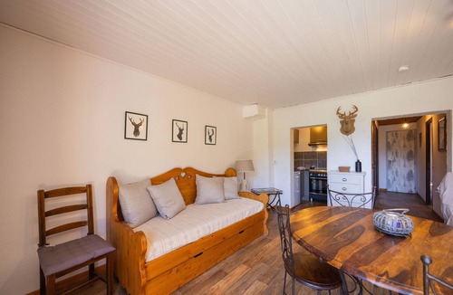 Aillon-le-Jerune Apartment | Apartment "Les Cerfs" with Mountain View, Balcony, and Wi-Fi