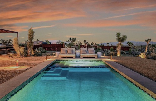 Yucca Valley House | Award Winning Mojave Ghost Pool + Spa Desert Escape