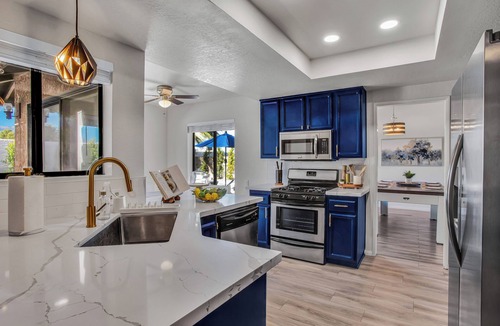 Palm Desert House | Azure Oasis - Saltwater Pool/Spa with putting green!