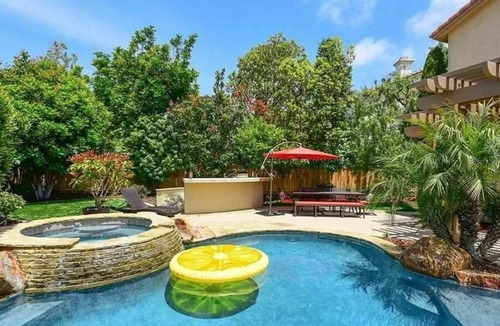 Carmel Valley House | Beautiful 5bdr home: heated pool/spa, outdoor bar & BBQ, 10 min drive to beaches