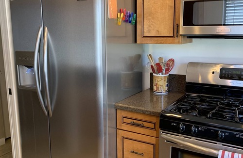 Araby Condo | Beautiful Canyon Sands Condo Steps from the Pool and Spa!