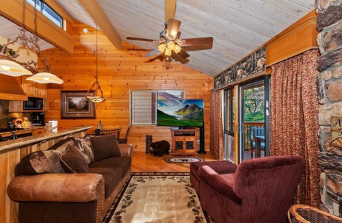 Big Bear Lake Condo | Big Bear Ski In Ski Out By Destination Big Bear: Walk to Snow Summit Ski Resort! Hot Tub! Open Concept Reverse Floor Plan! Rock Fireplace!