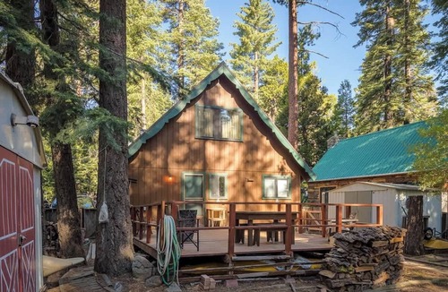 Tahoma Cabin | Bikes + Kayak Avail! Authentic Cabin in Friendly West Shore - "Mirthwood Den"