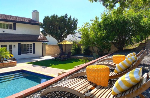 Calabasas House | Calabasas Oasis Retreat w/Pool,Jacuzzi,Gym &more!