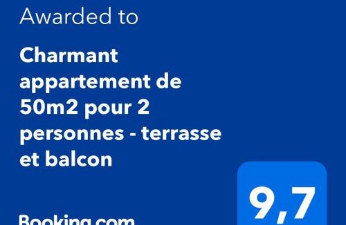 La Perriere Apartment | Charmant appartement de 50m2 pour 2 personnes - terrasse et balcon