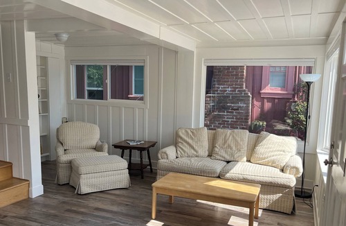 Seabright House | Charming beach getaway steps from the beach with ocean views