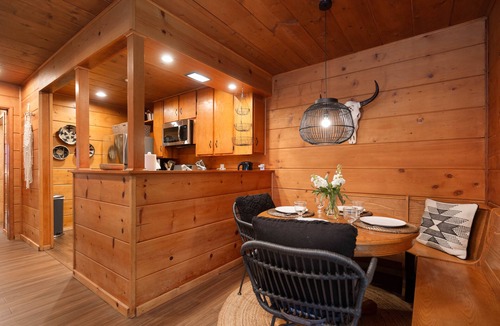 Pine Cove Cabin | Cozy 3 BR Cedar Mountain Retreat - Fireplace & Spa