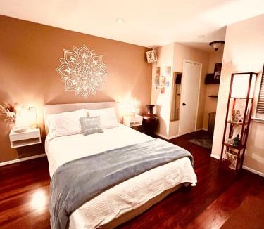 San Pablo House | Cute Room! Own entry with fireplace