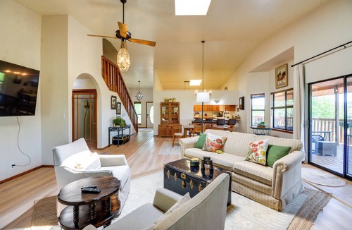 Iron Springs House | Deck + Gas Grill: Mtn-View Prescott Retreat!