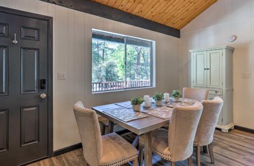 Groom Creek House | Deck w/Wooded Views: Rustic-Chic Prescott Cabin!