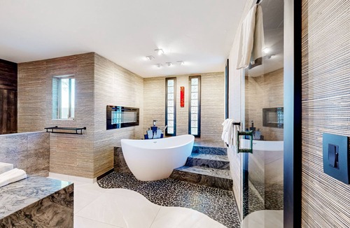 Desert Hills House | Dog-friendly oasis home with a private pool, pool spa, putting green, & W/D