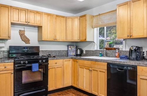 Hacienda House | Dog-friendly wine country home with a backyard, fast WiFi, fireplace