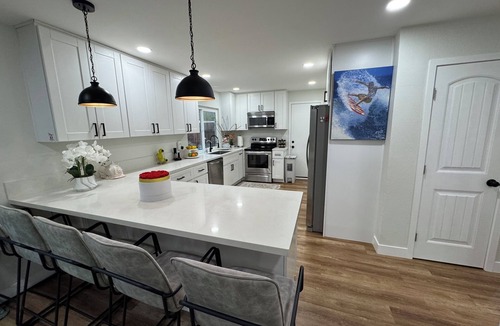 Santee House | Elegant Home with Pool & Mountain View 4BR