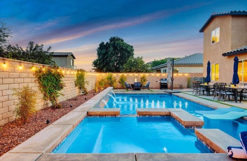 Coachella House | Flirty Flamingo/Huge Pool/Spa