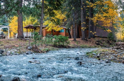 Susanville Cabin | Forest A-Frame Cabin | Gold Run Creek Frontage | High-Speed WiFi | 10 Wooded Acres