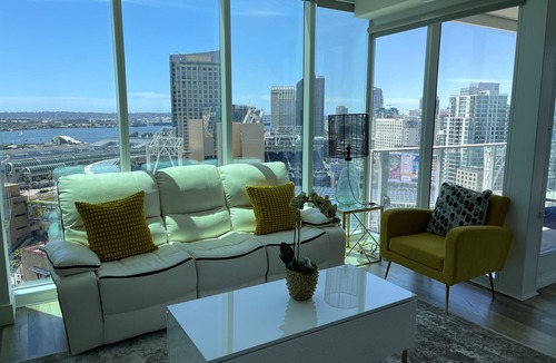 East Village House | Fully furnished high-rise with the most breathtaking views of San Diego & Petco