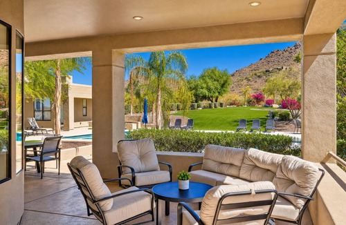 Pinnacle Peak Heights House | Group Retreat with Indoor Basketball, Stunning Views, Pool & Putting Green