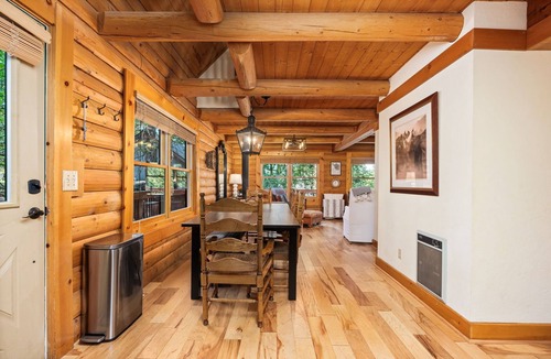 Shaver Lake Cabin | Happy Trails | Designer Log Home | Winter Escape