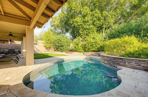 East Mesa Cottage | Heated/cooled Pool: Spacious Mesa Home Near Golf!