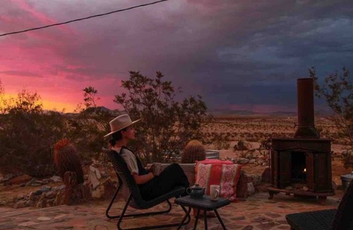 Wonder Valley Cabin | Historic Hot Tub Hideaway Sunsets Stars and Views