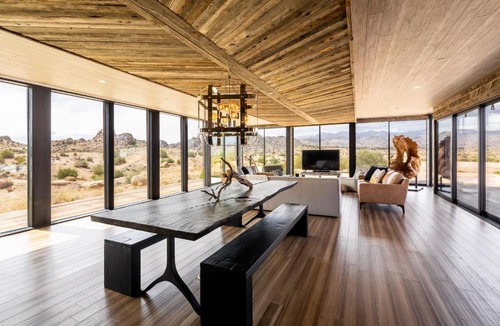 Yucca Valley Villa | Iconic 7,000sf Glass Villa with 2 Pools on 350 Acres