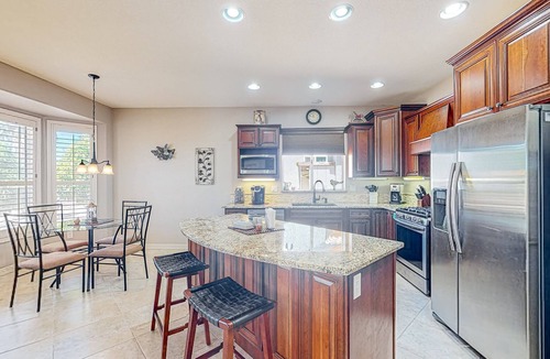 Sun City West House | Inviting home with full kitchen, patio, central AC, & W/D