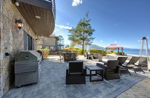 Tahoe Keys Villa | Lake Front Villa w/Rooftop Hot Tub & Private Dock