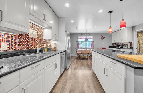 Nevada City Cabin | Lakefront Lodge w/Dock, Wood Fireplace, Kayaks & Modern Kitchen