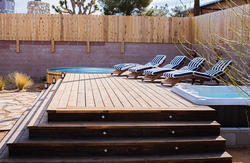 Yucca Valley House | Lucky Moon Retreat | JTree Oasis w/Hot Tub & Pool