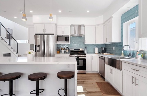 Mid City House | Lux 5BR Retreat: Pool & Firepit + Private Rooftops