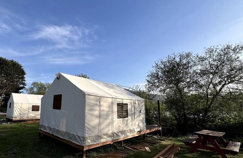 Klamath RV Rental | Luxurious Glamping Tent near Jedediah Smith Redwoods State Park, California