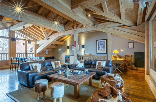 Le Cret Ski Chalet | Luxury Chalet with Spacious Interiors, Fireplace, Sauna, and Mountain Atmosphere