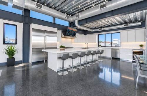 Silver Strand House | Marina del Rey Canal-Front Modern Estate w/Rooftop Pool, Spa & Theater